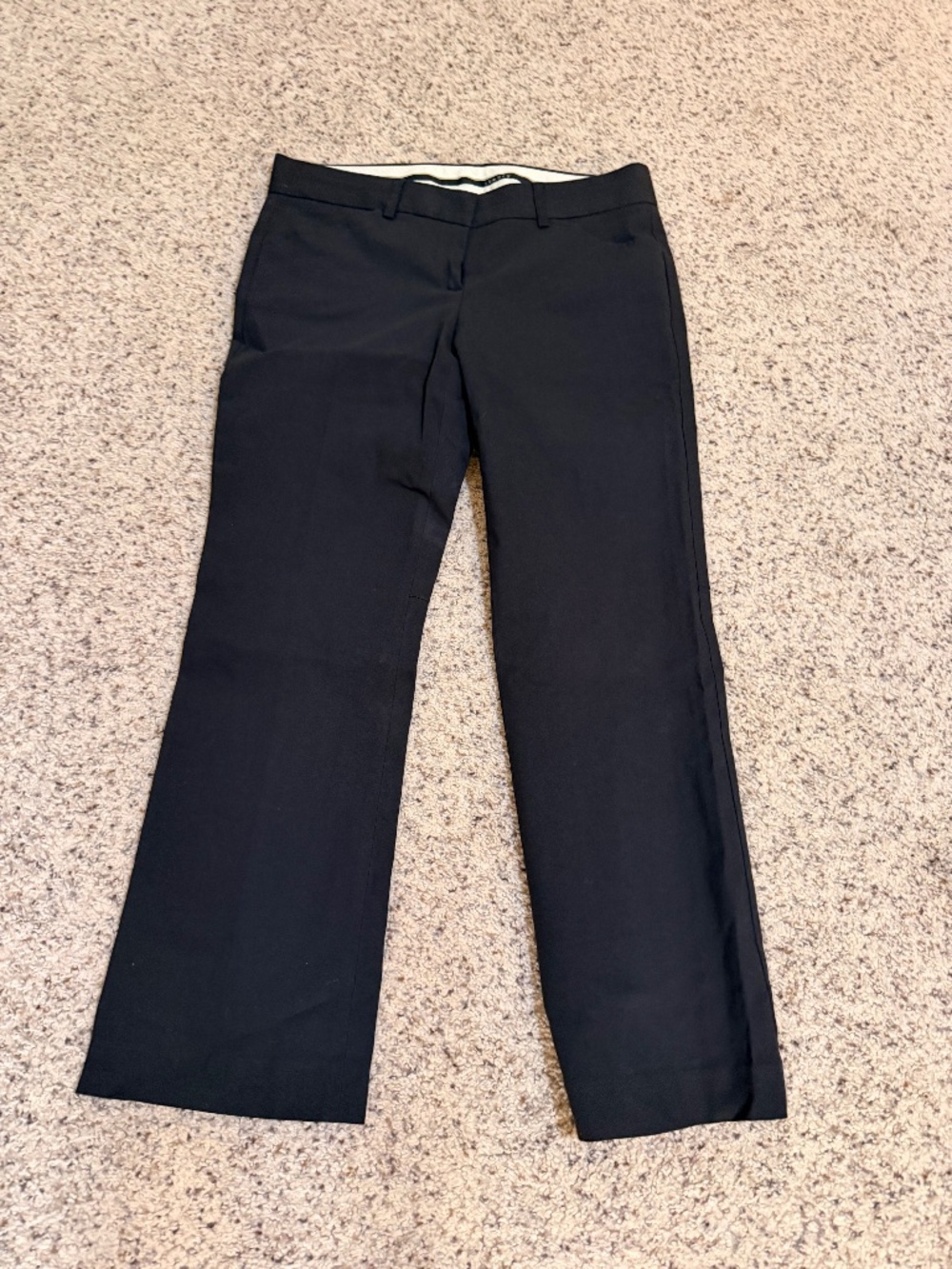 Theory Black Crop Pants Size 8